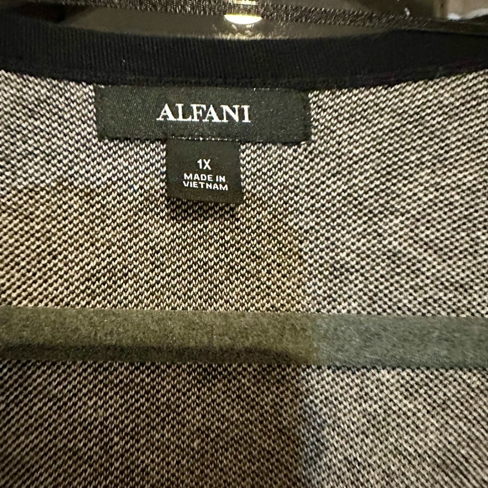 Alfani Drape Front Cardigan -EUC - Picture 2 of 5